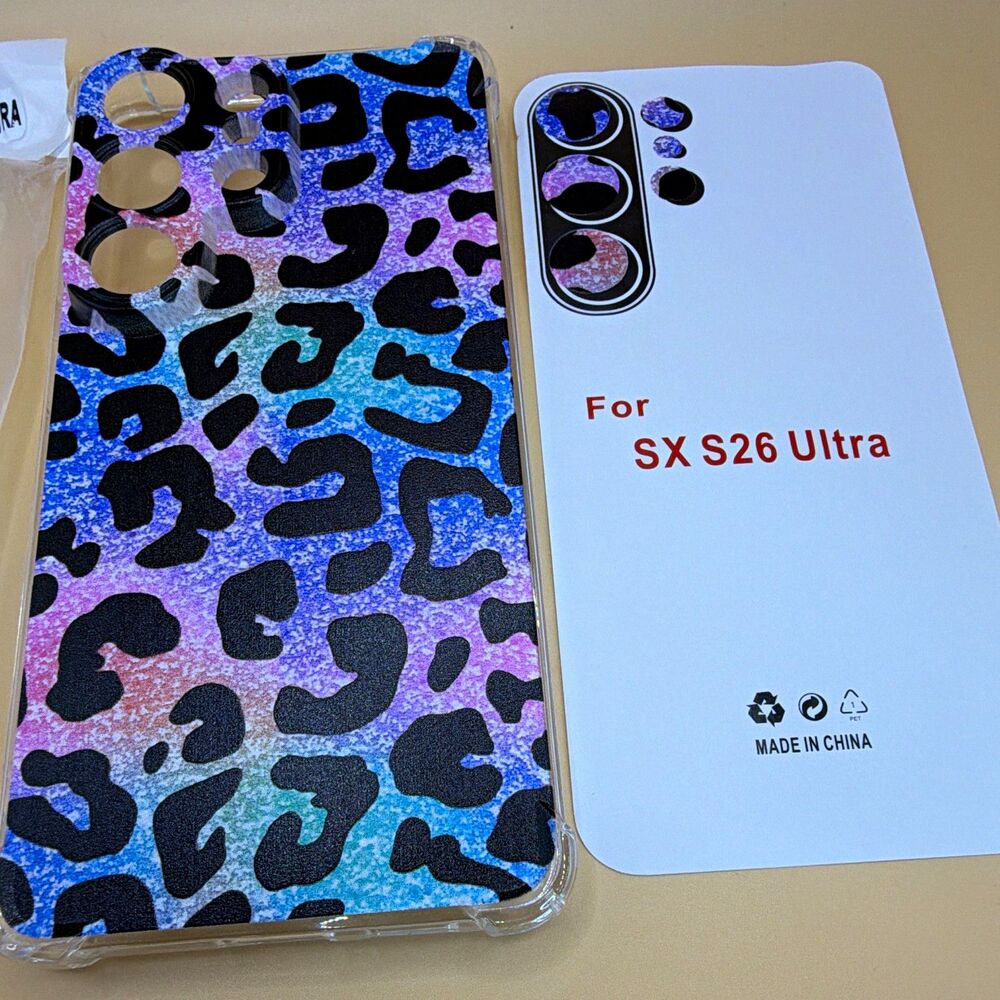 SX S26 Ultra Leopard Print Multicolor Cover Case Phone Cover